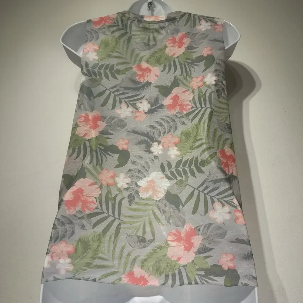 hollister floral sleeveless Rookie 01 tank top cami Size S